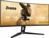 Monitor G-Master 34 cale GCB3486WQSCP-B1,VA,UWQHD,240HZ,0.4ms,1500R,HDR400,500cd,21:9,HDMI (2.1), USB-C dock 95W, RJ45, 2x5W, KV